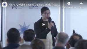 Anthony Myint beim Basque Culinary World Price (c) Screenshot